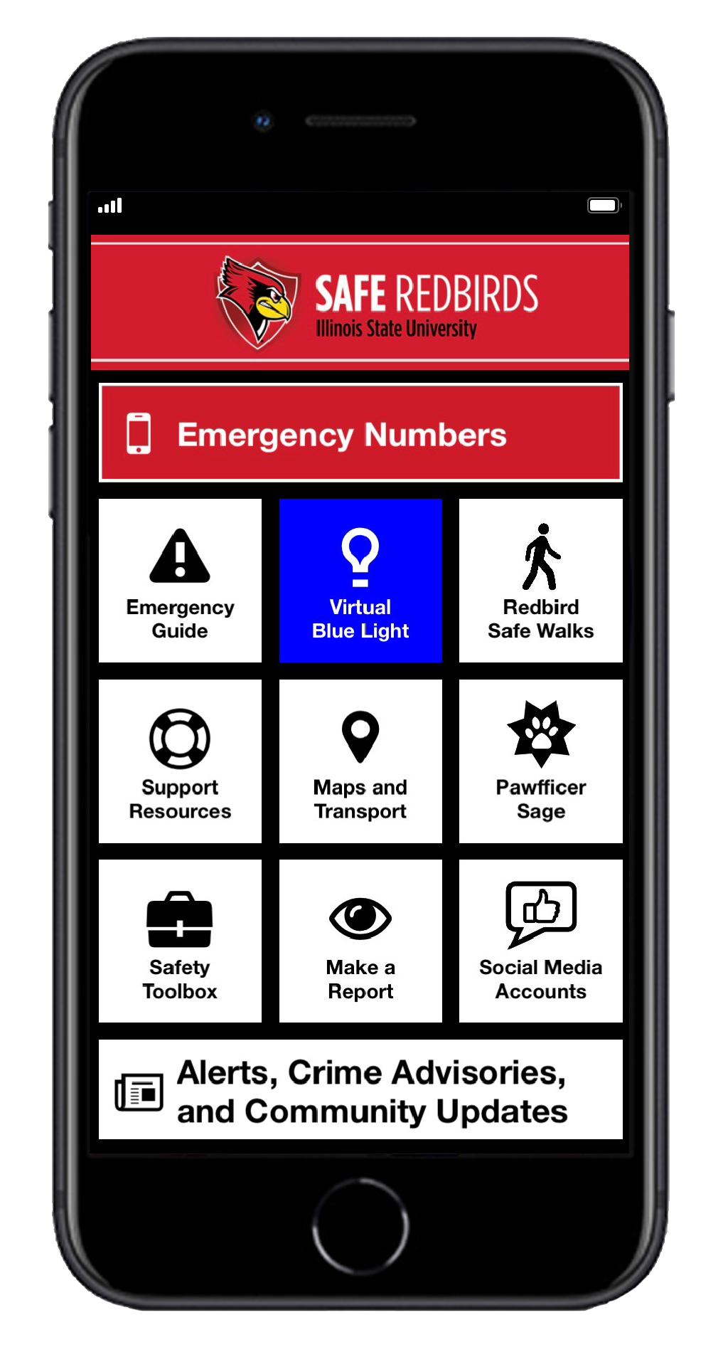 Image of the Safe Redbirds App